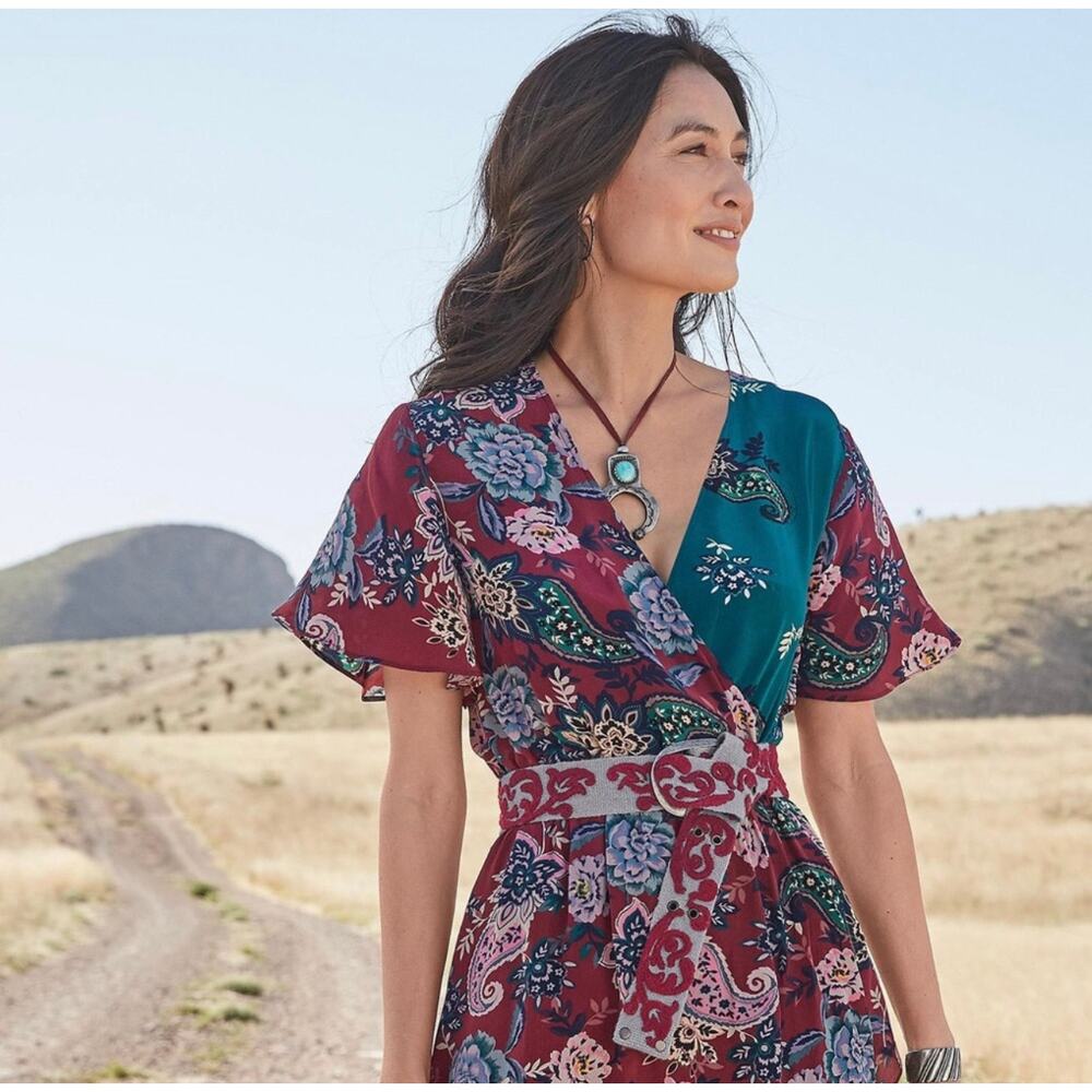 Sundance Multicolor Floral Midi Dress - Picture 8 of 8